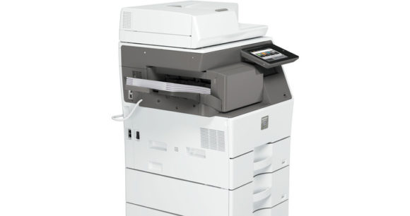 stampante multifunzione sharp MX-B455W - lato carta