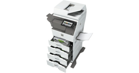 stampante multifunzione sharp MX-B455W - aperta