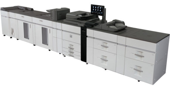 sistema di stampa di produzione Sharp mx-m1205-mx-m1055 - lato