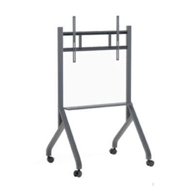 Stand mobile per monitor LCD manuale con ruote e freni